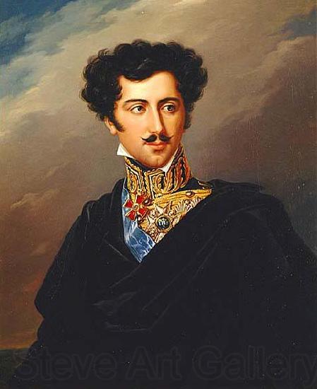 fredrik westin Oskar I, 1799-1859, kung av Sverige och Norge Spain oil painting art
